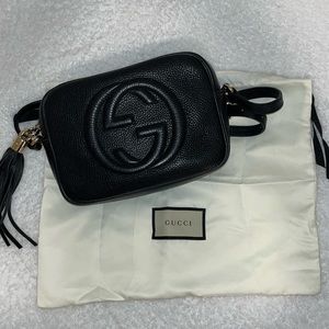Gucci Soho small leather disco bag in black